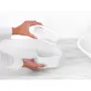 Banyo Çöp Kutusu, Beyaz, Tek Boyut