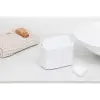 Banyo Çöp Kutusu, Beyaz, Tek Boyut