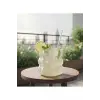 Bardak; 6lı Bubble Cam, Beyaz