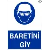 Baretini Giy Uyarı LR-IS230 İkaz Levhası