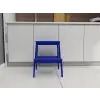 Basamaklı Ahşap Tabure Mavi Renk