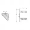 Base 300 A44163 Malzemelik, İkili, Krom