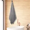 Basic Banyo Havlusu%100 Pamuk (gri, 90 * 150)