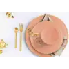 Basic Yemek Tabağı 6 Lı Set Somon Pembe - 20cm