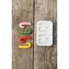 Baston Şeker Mini Dörtlü Silikon Mum Kalıbı