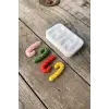 Baston Şeker Mini Dörtlü Silikon Mum Kalıbı