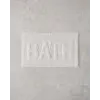 Bath Bliss Pamuklu Banyo Paspası Beyaz