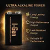 Batteries 6LR61 Ultra Alkalin 9 Volt Pil 9V Kare Pil (1, 9 Volt Tekli)