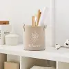 Bej Believe Baskılı Sepet //20x20