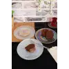 Belinda Cam Tatlı-Kek Tabağı 6lı Şeffaf