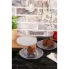 Belinda Cam Tatlı-Kek Tabağı 6lı Şeffaf