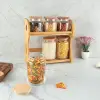 Bench Plus 7 Parça Standlı Baharat Takımı Doğal Bambu