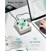 Beyaz Circle Looper Pedalı