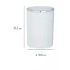 Beyaz Çöp Kovası, 5 L, İnca Model