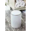 Beyaz Çöp Kovası, 5 L, İnca Model