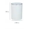 Beyaz Çöp Kovası, 5 L, İnca Model