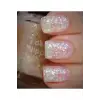 Beyaz Glitter Oje Tasarımı