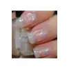 Beyaz Glitter Oje Tasarımı