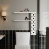 Beyaz Modern Duvar Rafı, Duvara Monte