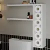Beyaz Modern Duvar Rafı, Duvara Monte