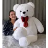Beyaz Papyonlu Dev Pelüş Ayıcık 160cmbeyaz