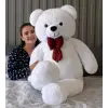 Beyaz Papyonlu Dev Pelüş Ayıcık 160cmbeyaz