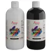 Beyaz-Siyah Akrilik Boya 2li Set 2x500 g
