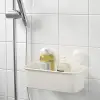 Beyaz vantuzlu sepet