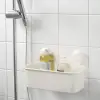 Beyaz vantuzlu sepet