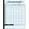 Bill Payment Organizer: Simple monthly bill payment organizer size 8.5 x 11