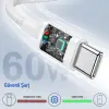Bl74 Örgülü 60W 1.2M Data ve Şarj Kablosu, Bükülmeye Dayanıklı, Hızlı Şarj, Type-C To Type-C