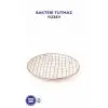 Black Cupid Kareli Emaye Pasta/Sunum Tabağı