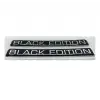Black Edition Silver Siyah 3D logo sticker 2 adet