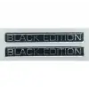 Black Edition Silver Siyah 3D logo sticker 2 adet