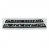 Black Edition Silver Siyah 3D logo sticker 2 adet