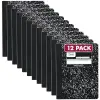 Black Marble kompozisyonu kitap, Wide Rule, 9 – 3/4 x 7 – 1/2, 100 sheets