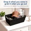 (Black) - Rattique Small Shelf Tote, Black