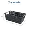 (Black) - Rattique Small Shelf Tote, Black