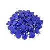 Blue 100pcs/pack Rfıd 13.56Mhz IC Keyfob Token Key Ring For Access Control Compatible with Mıfare Classic 1K Card