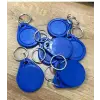 Blue 100pcs/pack Rfıd 13.56Mhz IC Keyfob Token Key Ring For Access Control Compatible with Mıfare Classic 1K Card
