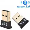 Bluetooth 5.0 USB Adaptör, Mini Dongle Bluetooth Alıcı, PC Laptop Notebook İçin Kablosuz Bluetooth Çevirici, Windows 10/11 Tak Çalıştır USB Bluetooth Dongle