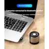 Bluetooth 5.0 USB Adaptör, Mini Dongle Bluetooth Alıcı, PC Laptop Notebook İçin Kablosuz Bluetooth Çevirici, Windows 10/11 Tak Çalıştır USB Bluetooth Dongle