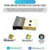 Bluetooth 5.0 USB Adaptör, Mini Dongle Bluetooth Alıcı, PC Laptop Notebook İçin Kablosuz Bluetooth Çevirici, Windows 10/11 Tak Çalıştır USB Bluetooth Dongle