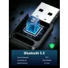 Bluetooth 5.0 USB Bluetooth Adapter for PC Bluetooth Dongle, support Windows 11/10 / 8.1/7, compatible with Game Controller Xbox One S, PS5, PS4, Headset, Keyboard, Mouse, etc
