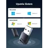 Bluetooth 5.0 USB Bluetooth Adapter for PC Bluetooth Dongle, support Windows 11/10 / 8.1/7, compatible with Game Controller Xbox One S, PS5, PS4, Headset, Keyboard, Mouse, etc