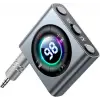 Bluetooth 5.3 Transmitter and Receiver 2 in 1 [LED Screen & Enhanced Dual Mics] Wireless Audio Adapter for Car/TV/Home Stereo/Headphone/Speaker/Airplane/Boat/Gym, AUX Bluetooth Adapter