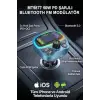 Bluetooth FM Modülatör Transmitter Çakmaklık - MT9877, Araç için