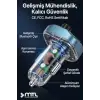 Bluetooth FM Modülatör Transmitter Çakmaklık - MT9877, Araç için