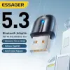 Bluetooth Vers.5.3 USB Bluetooth Adaptör USB Bluetooth 5.3 Wireless Adaptör Tak Çalıştır