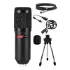 BM800 Condenser Stüdyo Mikrofonu, Mini Tripod ve 7.1 Ses Kartı